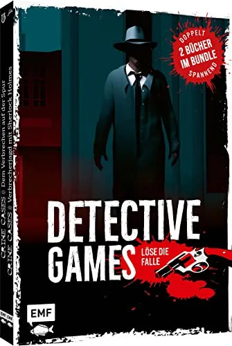 Detective Games – Löse die Fälle!: 2 Bücher im Bundle: Spannende Verbrechen für alle Krimi- und Escape Rätsel-Fans: Hinweise aufspüren, Nachrichten entschlüsseln und Indizien kombinieren