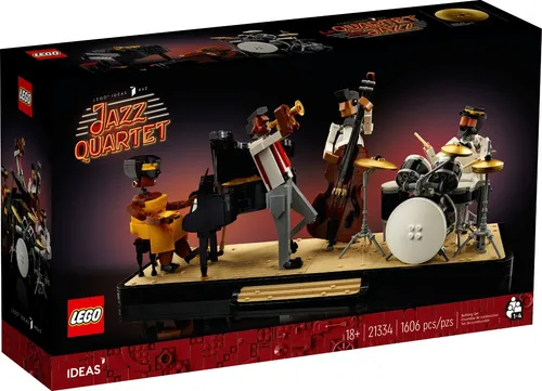 LEGO Jazz-Quartett (21334) - Kreatives Spielzeugset für Jazzliebhaber, fördert die Fantasie und das musikalische Verständnis