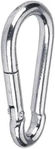 KERBL Karabinerhaken 8 x 80 mm, verzinkt, 6 St., 3094 000000000000503613