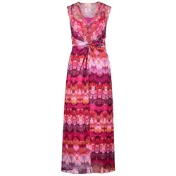 Cartoon Damen Midikleid ohne Arm 38, Rosé/Lilac - Freizeitkleider für Damen, figurnahes Design mit elegantem Wasserfall-Ausschnitt für einen femininen Look, perfekt für besondere Anlässe.