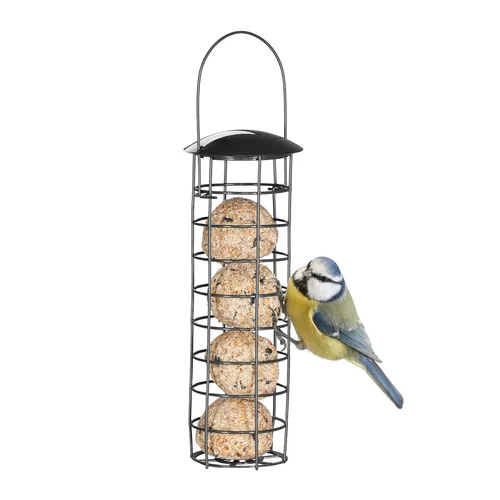 Meisenknödelhalter Futtersäule Futterröhre Vogelfutterhalter Futterspender 3 x