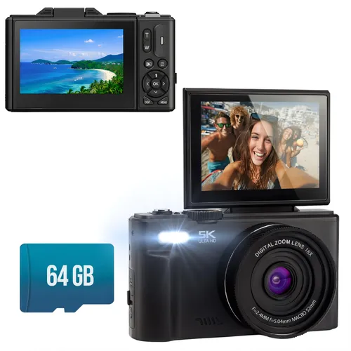 Senzo Digitalkamera 5K mit WiFi von Senzo