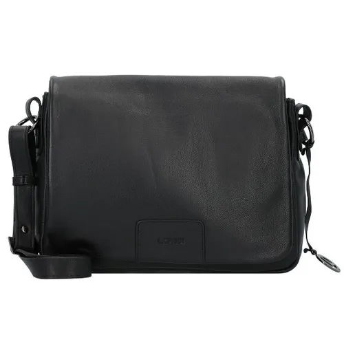 L.Credi Eva Umhängetasche aus Leder 31 cm - Schwarz - Elegante Handtasche aus hochwertigem Leder, ideal für jeden Anlass und bietet ausreichend Platz für Ihre Essentials.