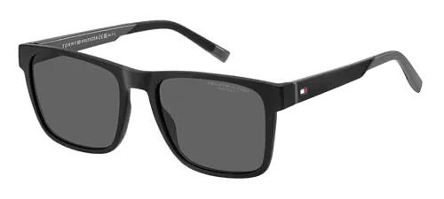 Tommy Hilfiger TH 2144/S 08A/M9 - Elegante Sportbrille - Sportbrillen mit quadratischem Rahmen aus leichtem Kunststoff, polarisierten Gläsern für optimale Sicht und verfügbar in individuellen Stärken.