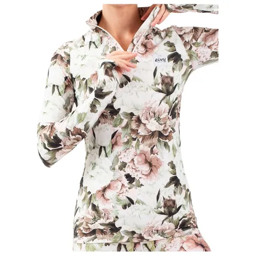 EIVY Damen Journey Top - Stylisches Baselayer - Basic-Shirt aus GRS-zertifiziertem, recyceltem Material. Mit Zipper am Kragen, schnell trocknend und ideal für Sport und Alltag.