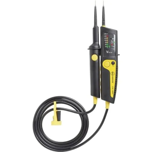 Beha-Amprobe 4312495 2100-ALPHA - Spannungs-Durchgangsprüfer mit zuschaltbarer Last, flexible LED-Anzeige und hohe Langlebigkeit