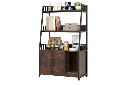 COSTWAY Katzenschrank mit Bücherregal und Ladestation