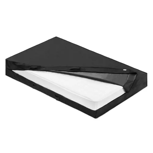 Navaris Aufbewahrungstasche Matratzenhülle 100x200x25cm in schwarz von Navaris