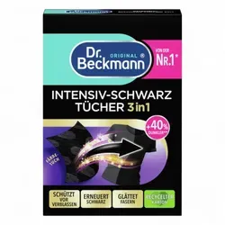 DR. BECKMANN Intensiv-Schwarz-Tücher 3in1