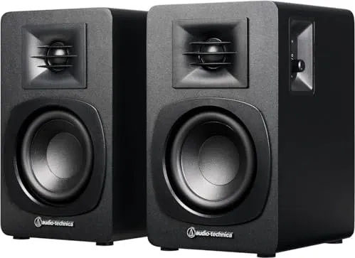 Aktive Regallautsprecher AT-SP3X weiß in weiß von Audio-Technica