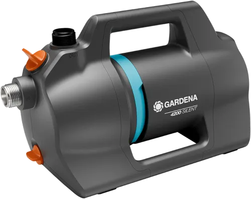 GARDENA Gartenpumpe 4200 Silent 600 W - Wasserpumpen: Leise und leistungsstark mit 600 W, ideal für effiziente Gartenbewässerung ohne Lärmbelästigung.