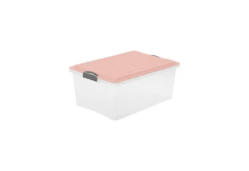 ROTHO Aufbewahrungsbox Compact 38l - Robuste Aufbewahrungsbox aus BPA-freiem Kunststoff, perfekt stapelbar und ideal für die Ordnung von kleinen Teilen, Werkzeug oder Zubehör.