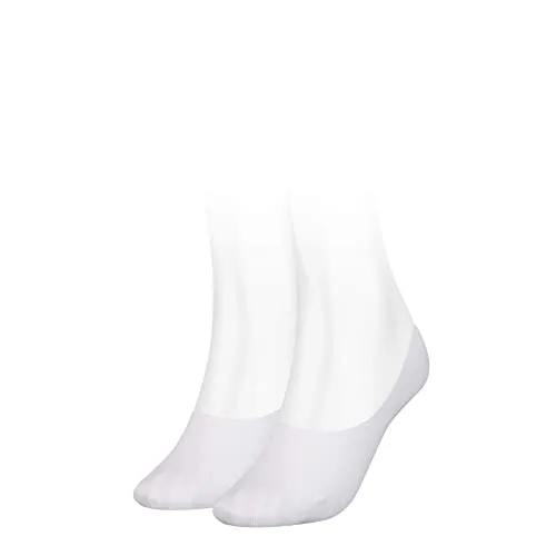 Tommy Hilfiger Damen Footie Socken, Weiß, 32-34 EU in weiß von Tommy Hilfiger