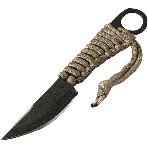 Condor Kickback Neck-Knife aus 1075 HC-Stahl mit Paracordgriff und Kydex-Scheide