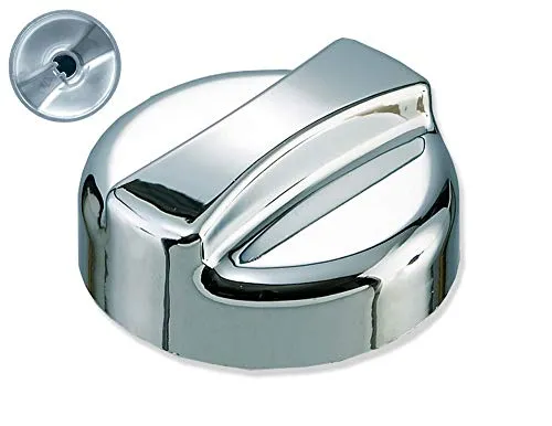 Neutrale Drehexcenter-Kappe - Drehknopf-Ersatzteil für Küchenspülen - Praktisches Ersatzteil für Küchenspülen mit Excenterventil, einfache Montage ohne Werkzeug und perfekte Passform für gängige Modelle wie Blanco und Schock.