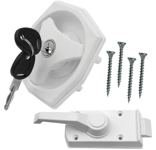 FAP Türschloss FF-System zwo für Wohnmobil und Caravan - Hochwertiges Türschloss für Wohnmobile und Caravans mit sicherem Schließzylinder. Witterungsbeständig und stabil für langanhaltende Nutzung. Ideal für Türen mit einer Dicke von 31-44 mm.