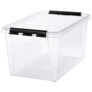 Smartstore Aufbewahrungsbox Classic 46 L, 46Liter, mit Deckel, Kunststoff, 59 x 39 x 31cm