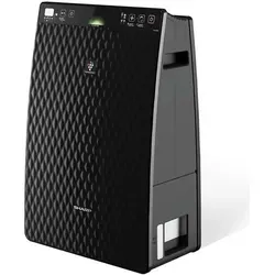 Sharp Luftreiniger UA-HG30E-B für 21 m2 mit HEPA-Filter Schwarz - Schwarz
