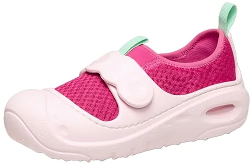 Crocs Unisex Kinder Swiftwater Splash T Schuh, Dragon Fruit, 25/26 EU - Clogs & Pantoletten für Mädchen, ideal für Wasseraktivitäten mit griffiger Traktion und schützendem Mesh-Obermaterial für unbeschwerten Spaß.