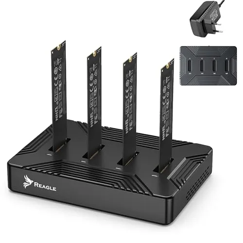 Reagle Docking Station Adapter für NVMe & SATA M.2 SSDs von Reagle