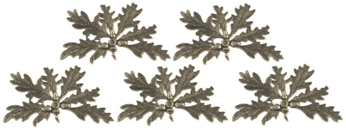 Set 5 St. Großes Eichenlaub 6-blättrig, für Keilerwaffen Abdeckung