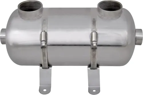 vidaXL Pool-Wärmetauscher 355 x 134 mm 40 kW - Thermostate - Hochwertiger Edelstahl-Wärmetauscher für effiziente Wärmeübertragung im Pool, korrosionsbeständig und langlebig.