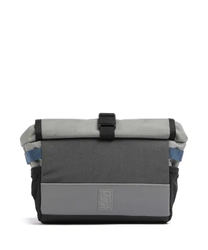 Chrome Doubletrack Lenkertasche grau/schwarz BG-328-FG - Fahrradtaschen - Robuste Nylon-Lenkertasche mit cleverem Doppeltaschen-Design für optimale Organisation bei Fahrradausflügen.