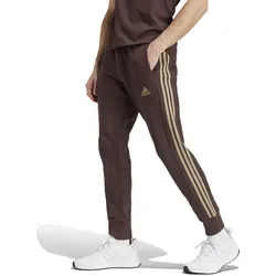 adidas Herren Essentials French Terry Tapered Cuff 3-Stripes Pants