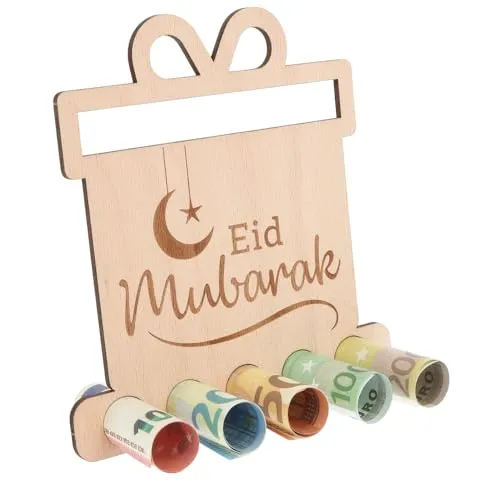 Spruchreif | Originelle Geldgeschenke | Geldgeschenk aus Holz | Geschenke aus Holz | Geldgeschenk „Eid Mubarak“ | Ramadan Geschenk | Ramadan Feier | Eid Mubarak