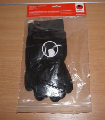 uhlsport Feldspielerhandschuhe - Größe 9 - schwarz - Neu