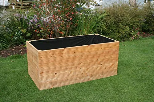 Gartenwelt Riegelsberger Hochbeet 110x40cm aus Lärchenholz - Hochbeet-Kit aus widerstandsfähigem Lärchenholz, 71 cm hoch für rückenschonendes Gärtnern. Ideal für Gemüse und Kräuter, schützt vor Schnecken und Unkraut.