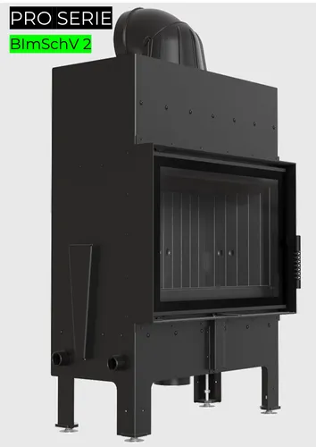 Kratki Luftofen FLOKI M - Effizienter Holzofen mit 10 kW Nennwärmeleistung - Kamin für Wohnzimmer mit 83% Wirkungsgrad, ideal für gemütliche Wärme und umweltfreundliches Heizen.