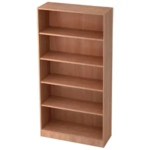 HAMMERBACHER Aktenregal 6400 Nussbaum – Viel Platz für Ordnung - Diverse H – Praktisches Aktenregal mit 4 verstellbaren Fachböden, ideal für Büros oder Zuhause. FSC®-zertifiziert für nachhaltige Holzqualität.