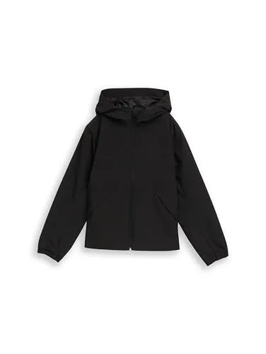 TOM TAILOR Kinder Windbreaker mit Kapuze - Stylischer Windbreaker für Kinder mit Kapuze im Colourblocking-Design. Ideal für wechselhaftes Wetter, pflegeleicht und bequem für den Alltag.