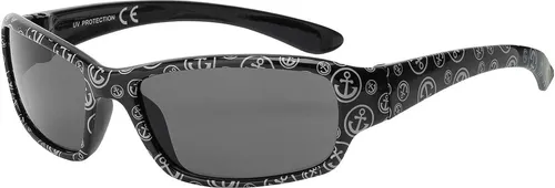 Kinder Sonnen Brille Designer Modern Cool Abgefahren 30554 Schwarz