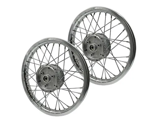 Craftride Satteltasche Set 2x Speichenrad Felge Alu für Simson S51 S50 S70 Schwalbe KR51 AF12