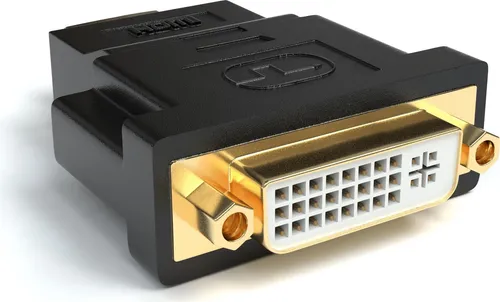 DVI-I (24+5) zu HDMI Adapter | DVI Buchse auf HDMI Stecker | Kontakte VerGoldet