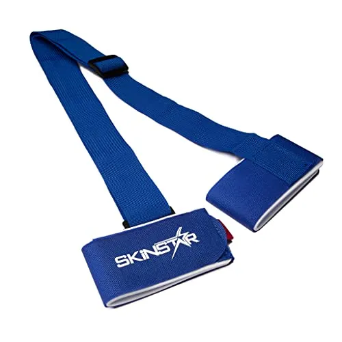 SkinStar SKIHALTER TRAGEGURT Klettband Schultergurt Skibänder Strap Clip