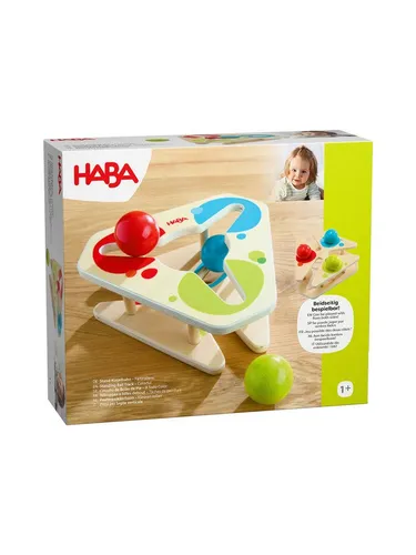 Haba Spiel Stand-Kugelbahn Farbrollerei, Gesellschaftsspiel, Brettspiel, Familienspiel