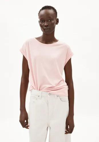 ARMEDANGELS Damen T-Shirt JILAANA aus Tencel™ und Bio-Baumwolle - Stylisches Regular Fit Shirt aus nachhaltigem Tencel™ Lyocell und Bio-Baumwolle, ideal für umweltbewusste Mode. Hergestellt in Portugal.