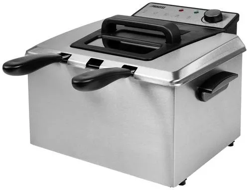 Princess Fritteuse 3270 Watt – 5 Liter, 3 Frittierkörbe, Thermostat, Kaltzone - Tiegelfritteusen für bis zu 6–7 Personen: Dank 5 Litern und Kaltzone bleibt das Öl frisch, für perfekte Frittierergebnisse und gesunde Snacks.