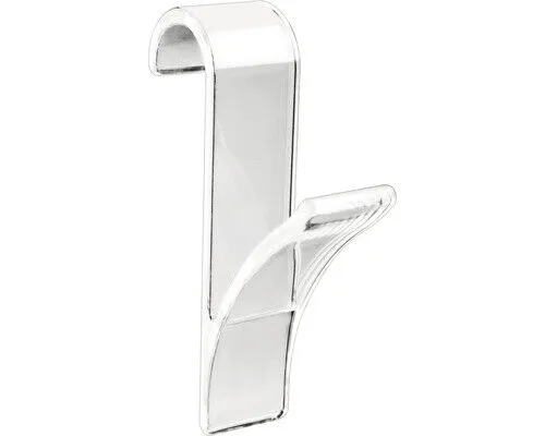 Handtuchhaken transparent 2-er Set in weiß von WENKO