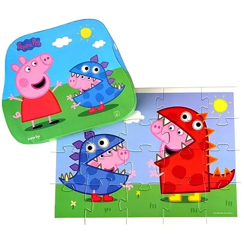 Greta Schwein Puzzle Peppa & George