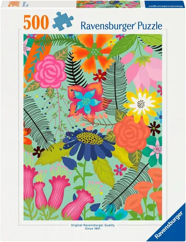 Ravensburger Puzzle Blumenjungle, 500 Puzzleteile, Made in Germany