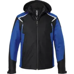 Kübler Winter Softshell Jacke BODYFORCE schwarz/kbl.blau Größe XXL - Winterjacke mit innovativer Softshell-Gewebestruktur, ergonomischem Schnitt und 3-Zonen-Technologie für optimale Wärme- und Feuchtigkeitsregulierung.