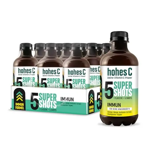 Hohes C Super Shots Immun (12 x 330ml) – Fruchtige Power für jeden Tag