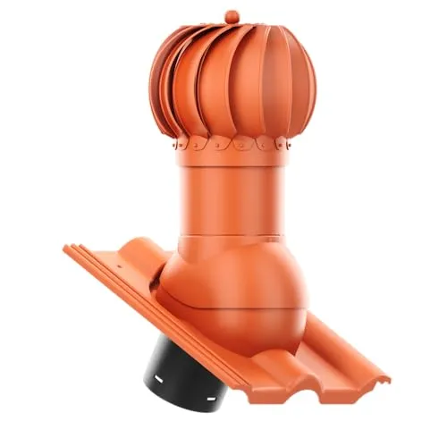 KRONO-PLAST Entlüfterkamin ROTOLINE 125 für Betondachziegel Brass Frankfurter, Benders Mecklenburger, ProDach