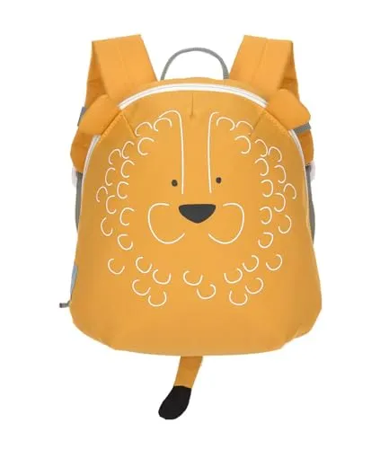 LÄSSIG Kleiner Kinderrucksack Löwe in gelb von LÄSSIG