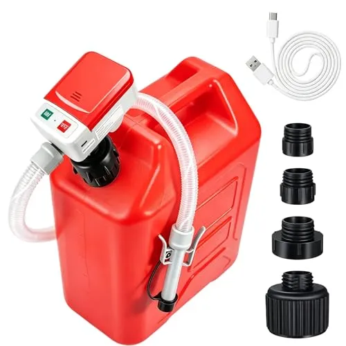 Kraftstoffpumpe mit Auto-Stopp-Sensor – Effiziente Umfüllpumpe für Diesel, Öl und Benzin