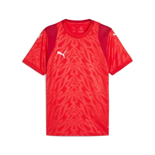 Puma teamCUP Trikot Herren rot weiß Gr XL - Trikots für Herren mit innovativer dryCELL-Technologie für optimale Feuchtigkeitsregulierung. Das atmungsaktive Material sorgt für Komfort und Bewegungsfreiheit beim Sport.